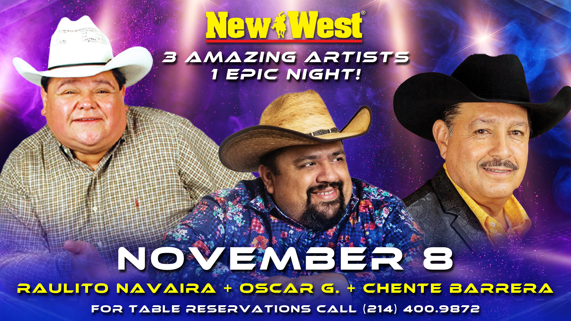 Raulito Navaira, Oscar G & Chente Barrera