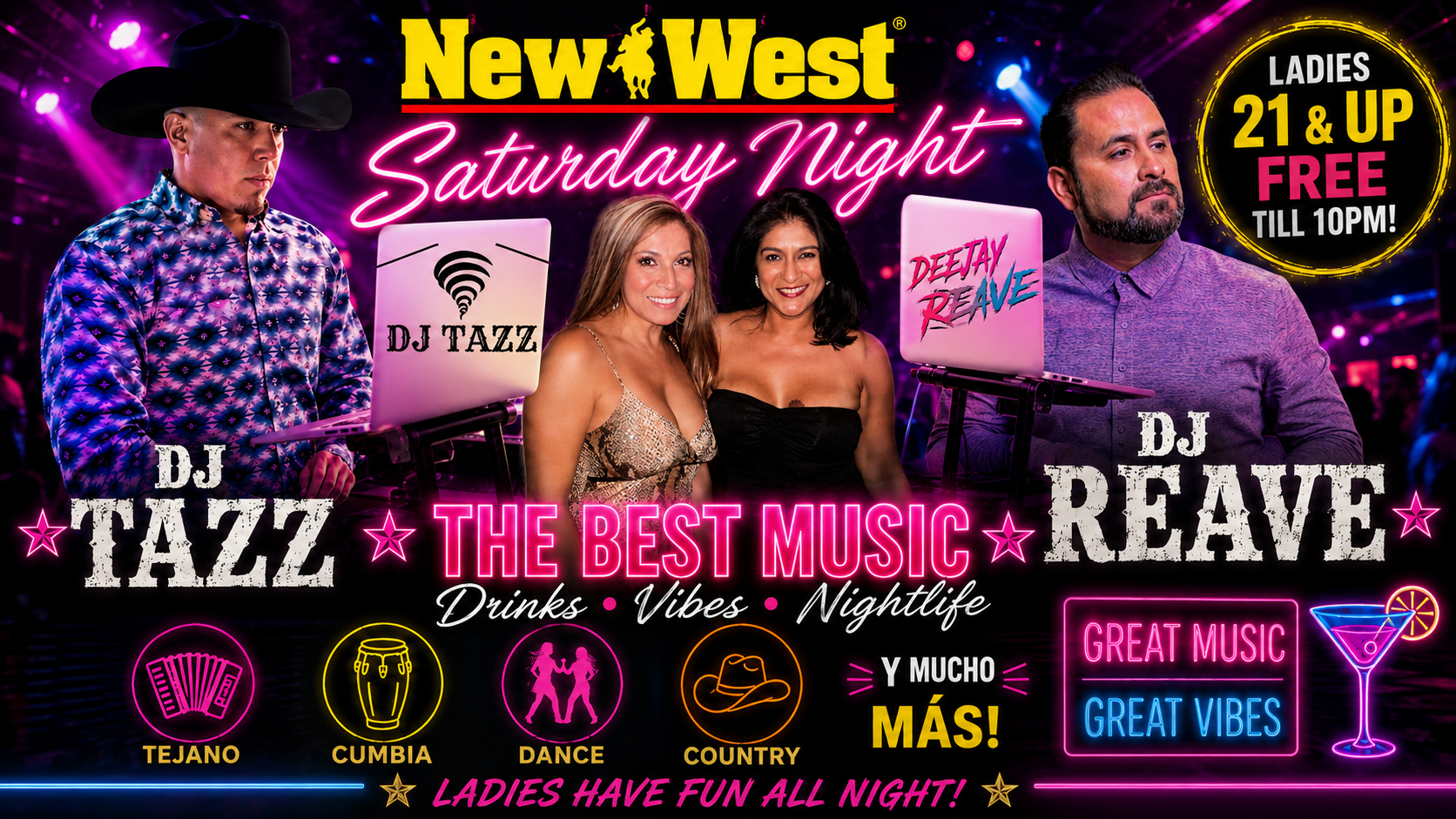 DJ Tazz and DJ Reave Saturday Night